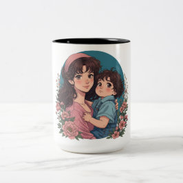 Mutter&Sohn Zweifarbige Tasse