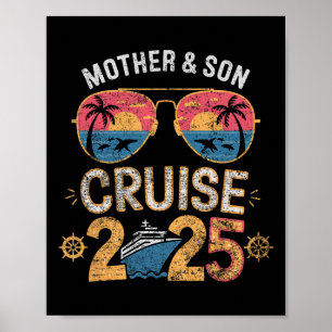 Mutter Son Cruise 2025 FerienMatching Family Poster