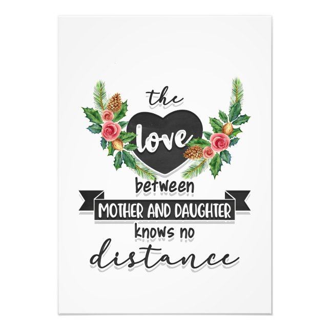 Mutter spendet die Liebe zwischen Mutter und Tocht Fotodruck (Vorne)