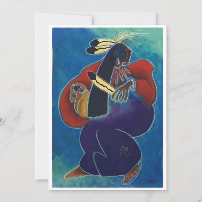 Mütter Sun Grußkarte Einladung (Vorderseite)