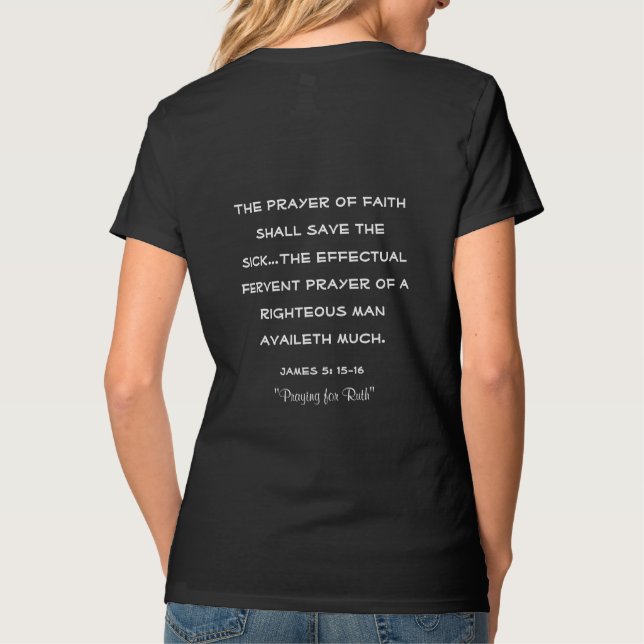 Mutter T - Shirt beten (Rückseite)