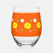 Mütter Tag Blume Mama Orange Green Trinkbehälter S
