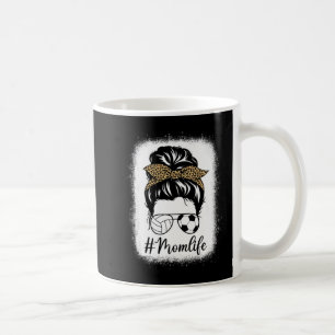 Mütter Tag Volleyball und Fußball Mama Leben Messy Kaffeetasse