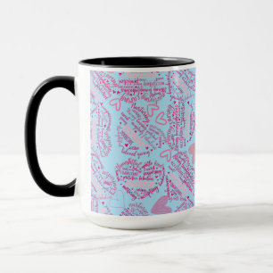 Mutter Tage Herz 01.Pink Lblue BG Tasse