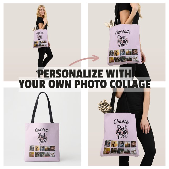 Mütter Tagesfoto Collage Beste Mama je Keepake Tasche (Mothers Day Photo Collage Best Mom Ever Keepsake Tote Bag
)