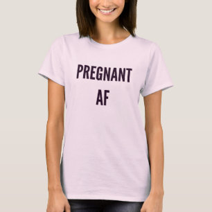 Mutter-Tagesgeschenk-Idee schwangerer AF T-Shirt