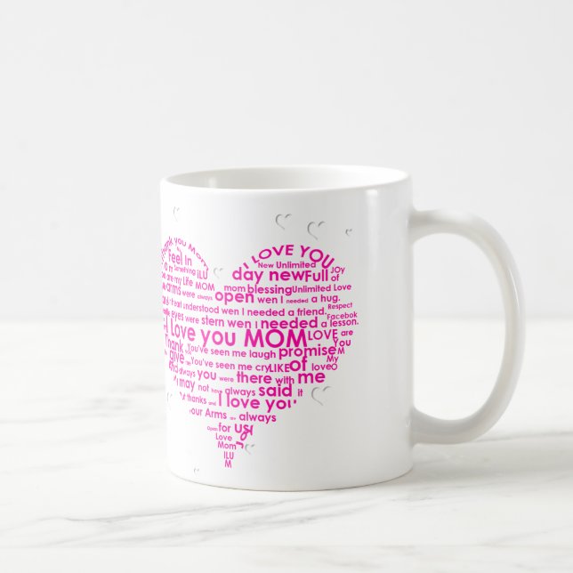 Mutter-Tagesspezielle Tasse während aller (Rechts)