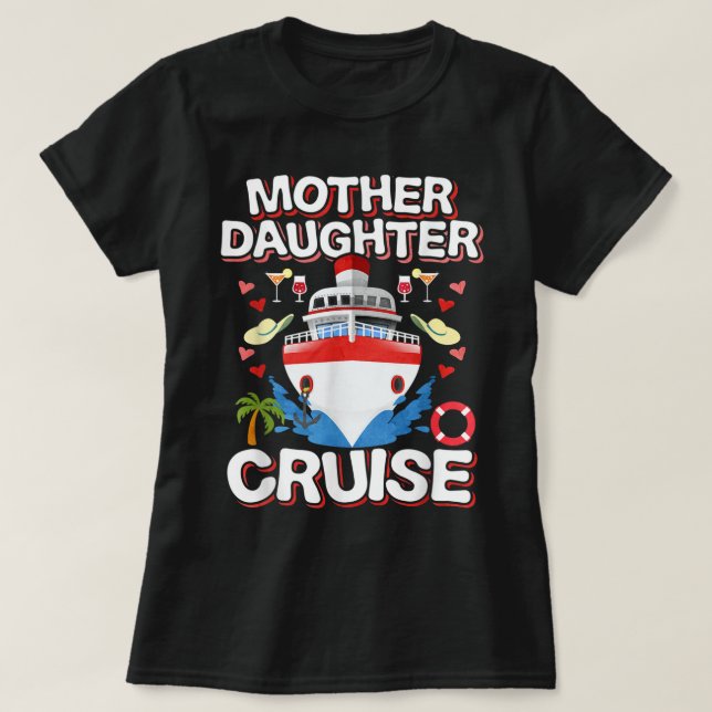 Mutter Tochter Cruise T-Shirt (Design vorne)