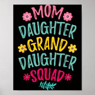 Mutter-Tochter-Enkelin-Gruppe passende Mutter- Poster