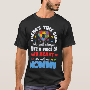 Mutter Tochter Familie Autistische Kinder Autismus T-Shirt