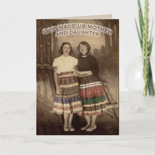 Mutter-Tochter-Karte Karte