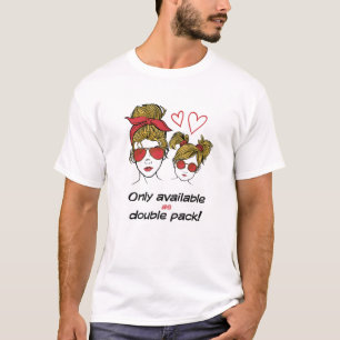 Mutter Tochter Kind Zitat Freundschaft Liebe Herz T-Shirt