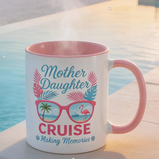 Mutter-Tochter-Kreuzfahrt Erinnerungstrip Tasse (Von Creator hochgeladen)