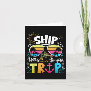 Mutter Tochter Kreuzfahrt Mama Tochter Reise Funny Karte