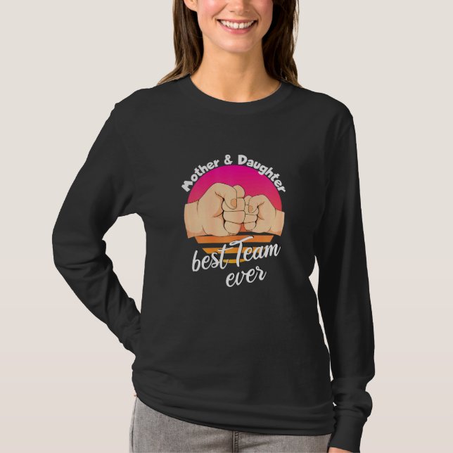 Mutter Tochter Mutter Mutter Liebe Mommy T-Shirt (Vorderseite)