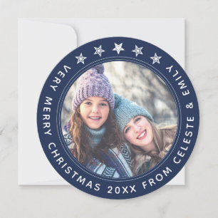 Mutter Tochter Navy Personalisierte Weihnachten