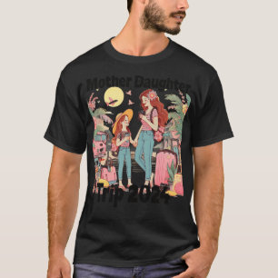 Mutter-Tochter-Reise Familienzusammenkunft Sommerf T-Shirt