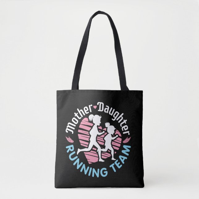 Mutter Tochter Running Team Tasche (Vorderseite)
