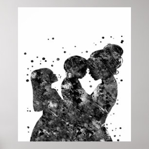 Mutter Tochter Sohn Geschenk, Familie Geburtstagsg Poster