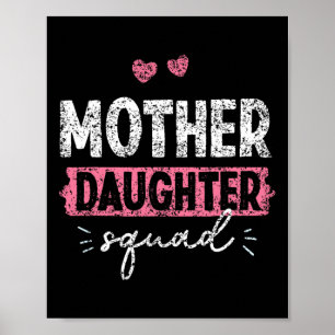 Mutter Tochter Squad Matching Mama Mutter Tochter Poster