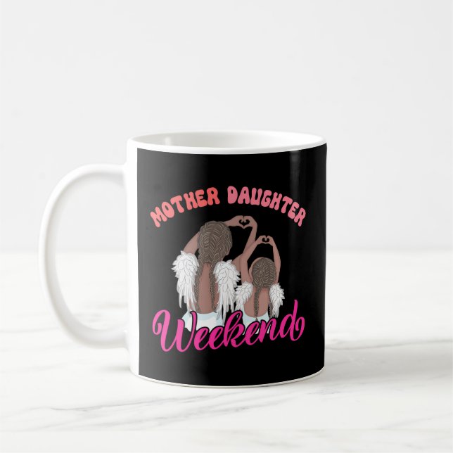 Mutter Tochter Wochenende Familienurlaub Reise Kaffeetasse (Links)