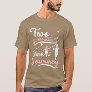 Mutter Tochter zwei Generationen Reisegeschenk T-Shirt