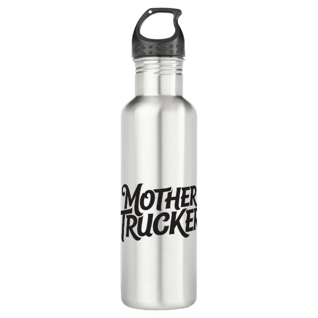Mutter Trucker Edelstahlflasche (Vorderseite)