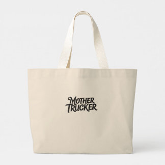 Mutter Trucker Jumbo Stoffbeutel