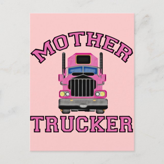 Mutter Trucker Postkarte (Vorderseite)