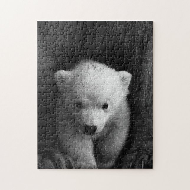 Mutter und Baby Animal Bear Fotografie Jigsaw (Vertikal)