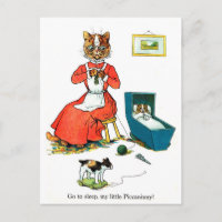 Mutter und Baby Cat, Louis Wain