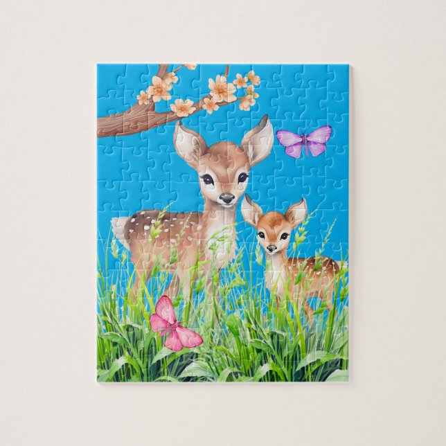 Mutter und Baby Deer (Vertikal)