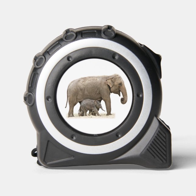 Mutter und Baby Elephant Maßband (Vorderseite)