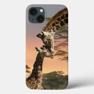 Mutter-und Baby-Giraffe, iPhone 6, starkes Xtreme iPhone 13 Hülle