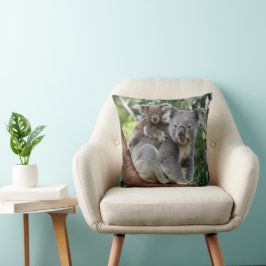 Mutter und Baby Koala Bear Kissen