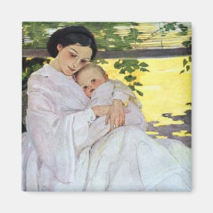 Mutter und Baby Magnet