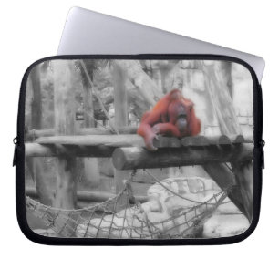 Mutter und Baby Orangutan Laptopschutzhülle