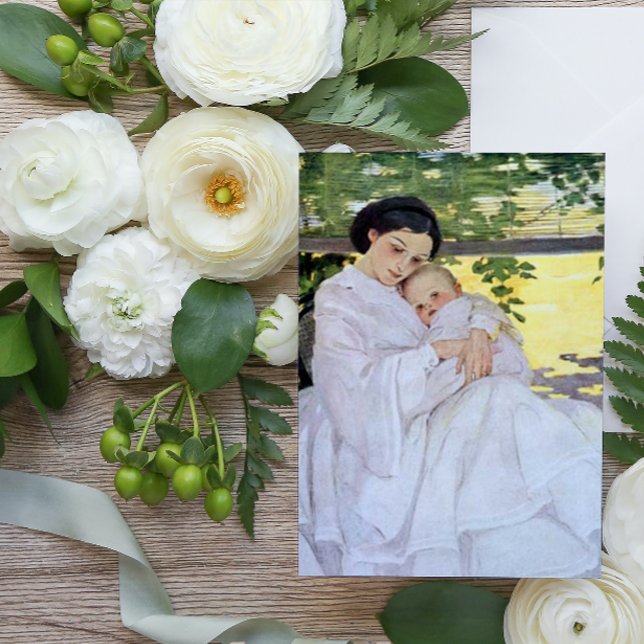 Mutter und Baby Postkarte (Von Creator hochgeladen)