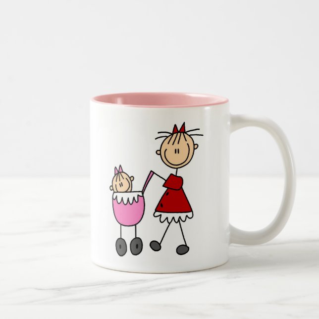 Mutter und Baby Tasse (Rechts)