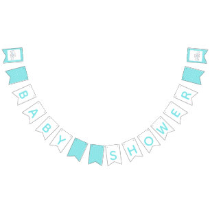 Mutter-und Baby-weißer Bärn-Babyparty Wimpelkette