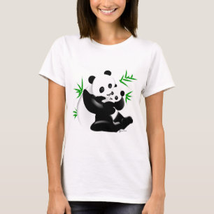 Mutter- und Babypandas T-Shirt