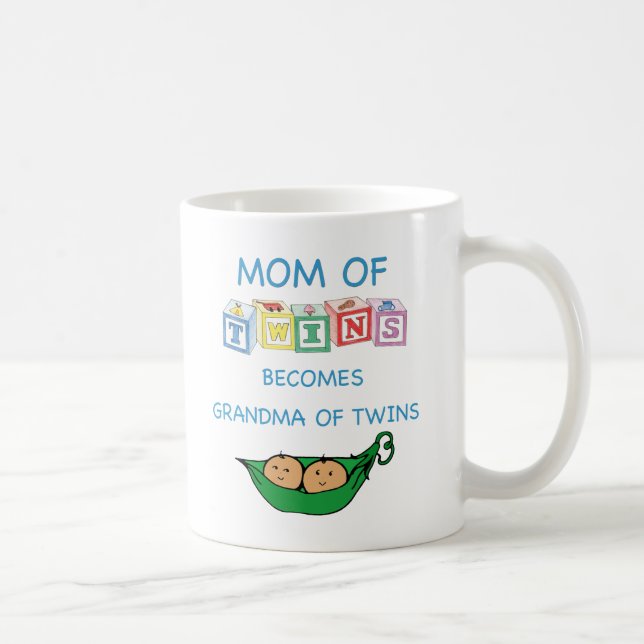 Mutter und Großmutter der Zwillinge Kaffeetasse (Rechts)