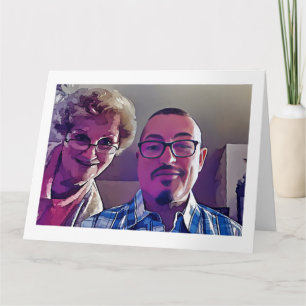 Mutter und ich Muttertag 2017 Alter 84 und 64 Kart Karte