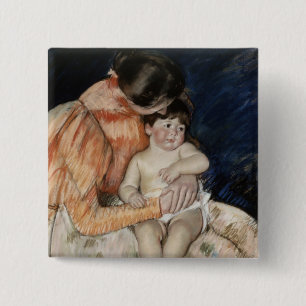 Mutter und Kind, 1890s Button
