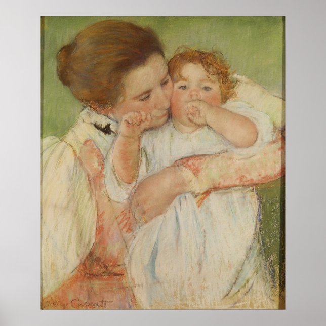Mutter und Kind, 1897 Poster (Vorne)