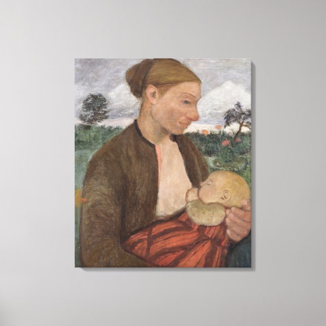 Mutter und Kind, 1903 Leinwanddruck (Vorderseite)