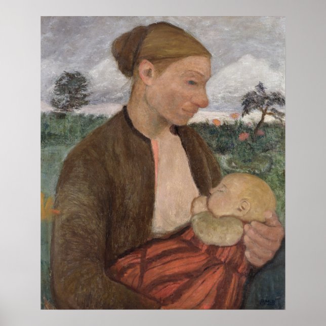 Mutter und Kind, 1903 Poster (Vorne)