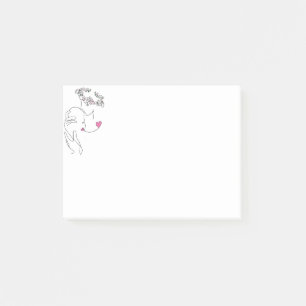 Mutter und Kind 4 x 3" Post It Notes Post-it Klebezettel