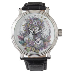 Mütter und Kind Armbanduhr