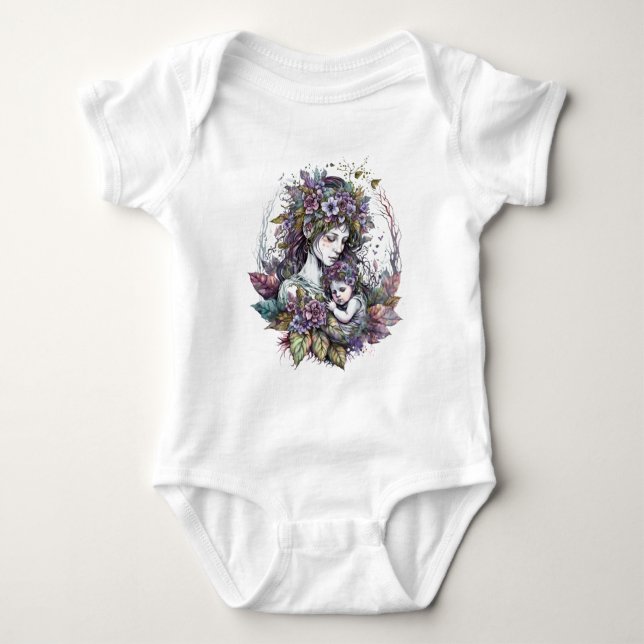 Mütter und Kind Baby Strampler (Vorderseite)